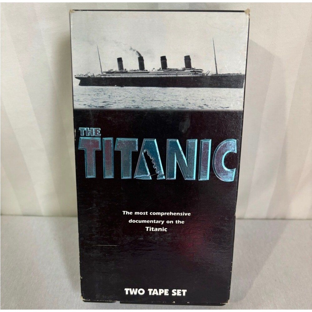 The Titanic Documentary VHS 1996 2 Tape Set Classic History